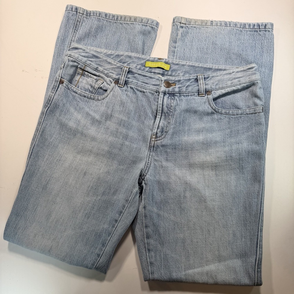 Sigrid Olsen 10 Light Medium Wash Bootcut Jeans 32" Inseam
